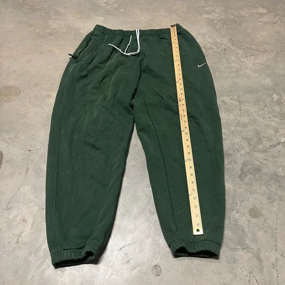 Nike Solo Swoosh Fleece Sweatpants Gorge Green Mens Large DX1364-323 Joggers